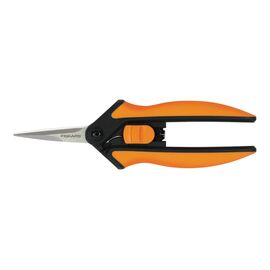  Ножницы для цветов Fiskars Solid SP13 черный/оранжевый (1051600) 
