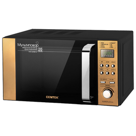  СВЧ Centek СТ-1584 (Золотой) 700W 8 режимов. хромированные переключатели. таймер. подсветка 
