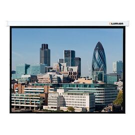  Проекц. экран Lumien Master Control 189x240 см (105") Matte White FiberGlass черн. кайма сверху 55 см 16:9 