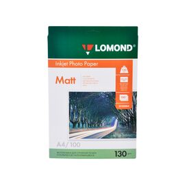  Фотобумага Lomond 0102004 A4/130г/м2/100л./белый матовое/матовое для струйной печати 