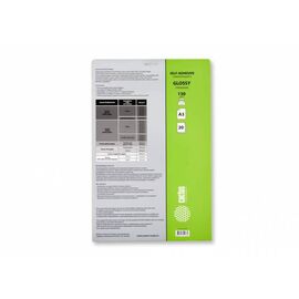  Фотобумага Cactus CS-GSA313020 A3/130г/м2/20л./белый глянцевое самоклей. для струйной печати 