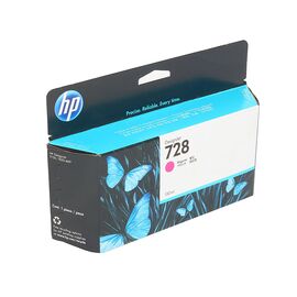  Картридж струйный HP 728 F9J66A пурпурный (130мл) для HP DJ T730/T830 