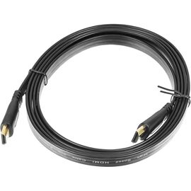  Кабель аудио-видео Buro HDMI 1.4 Flat HDMI (m)/HDMI (m) 2м. черный (BHP HDMI 2) 