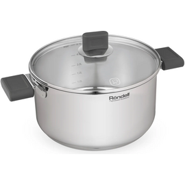  Кастрюля Rondell Quadro RDS-1597 5.1л стальной 