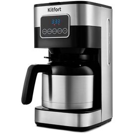  Кофеварка капельная Kitfort KT-752 черный/нерж 