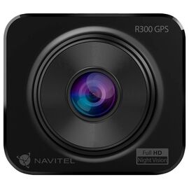  DVR Navitel R300 GPS, 1920x1080p/30 fps, 140°, MOV (H.264), LCD 2", GPS, G-sensor, микрофон, USB, microSD (до 64 GB), акб 120мАч, MSC8336, GC2053 