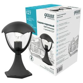  Светильник садово-парковый Gauss GD029 60Вт ламп 1шт черный 