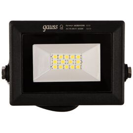  Прожектор уличный Gauss Qplus 613511310 светодиодный 10Вт черный 