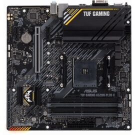  MB sAM4 ASUS TUF GAMING A520M-PLUS II AMD A520, 4xDDR4-3200 МГц, 1xPCI-Ex16, 1xM.2, Micro-ATX 
