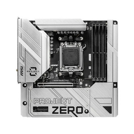  MB sAM5 MSI B650M Project Zero, AMD B650, 4xDDR5-4800 МГц, 1xPCI-Ex16, 2xM.2, Micro-ATX (BC) 
