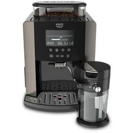  Кофемашина Krups Arabica Latte EA819E10 черный/коричневый 
