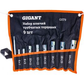  Набор ключей торцевых Gigant GST9 трубчатых 9 предметов 
