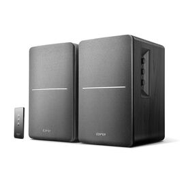  Акустика 2.0 EDIFIER R1280T black. Выходная мощность: 21Вт+21Вт. 2 динамика в каждой колонке. Частотная характеристика: 75 Гц- 18кГц. Соотношение сигнал/шум: 85 дБ. Входы: RCA. В комплекте: пульт ДУ, колоночный кабель, кабель 2RCA-2RCA, кабель 3.5 мм 