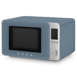  Микроволновая печь SMEG MOC02SBMEU отдельностоящая, объем 27л, 9 функции приготовления, аэрогриль, 25 автоматических программ, быстрый старт 