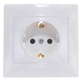  Розетка SMARTBUY Венера SBE-01w-16-S1-Z-c белая 