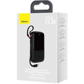  Внешний аккумулятор Baseus Qpow Pro 10000mAh, 22.5W Type-C Edition, PPQD060101 (Black) 