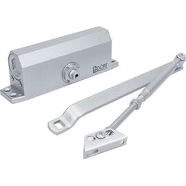  Доводчик дверной DORF L-8224к (L8224 silver) 110 кг, серебро 