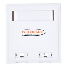  Розетка RJ-45+RJ-45 NIKOMAX NMC-WO2UD2-FT-ST-WT открытый монтаж категория 5e, белый 