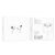  Наушники bluetooth HOCO EW75 True wireless stereo headset (белый) 