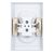  Розетка Systeme Electric Atlasdesign ATN000120 2-м С/У 16А IP20 без заземл. в сборе бел. 1/15/90 