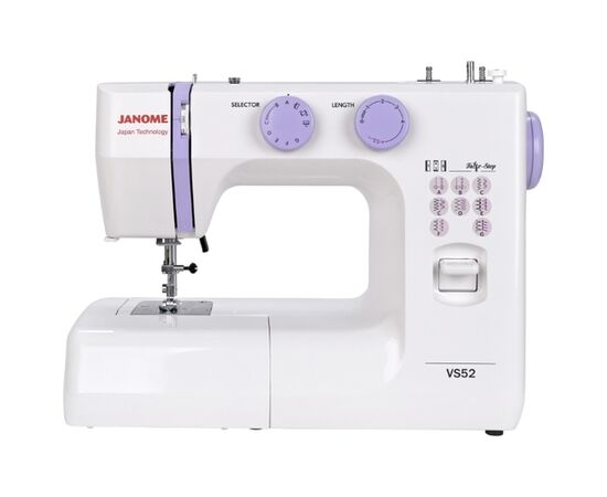  Швейная машина Janome VS 52 (VS52), электромеханическое управление, вертикальный качающийся челнок, количество операций: 13 