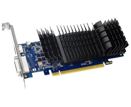  Видеокарта ASUS GeForce GTX1030 Silent (GT1030-SL-2G-BRK) 2GB 64bit GDDR5 (1228-1506/6008) DVI-D/HDMI 