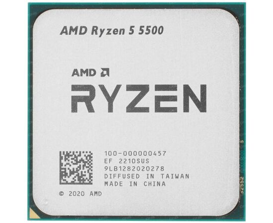  Процессор AMD Ryzen 5 5500 (100-000000457) OEM (Cezanne, 7nm, C6/T12, Base 3,60GHz, Turbo 4,20GHz, Without Graphics, L3 16Mb, TDP 65W, SAM4) 