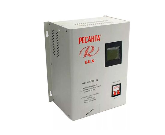  Стабилизатор напряжения Ресанта АСН-8000Н/1-Ц белый (63/6/17) 