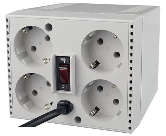  Стабилизатор напряжения Powercom TCA-1200 (4 EURO) белый 