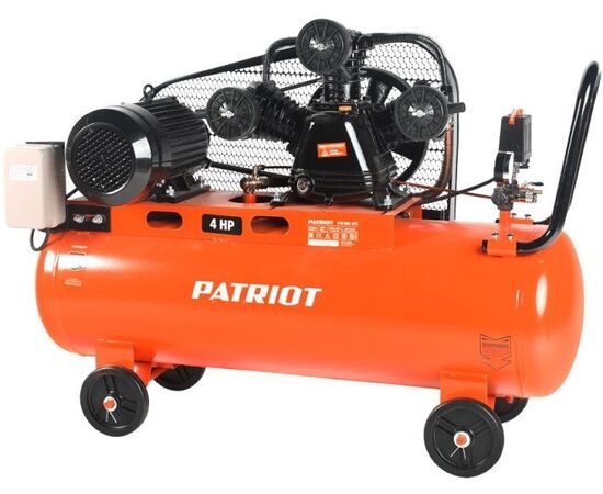  Компрессор поршневой Patriot PTR 100-670 оранжевый 