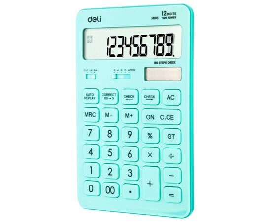  Калькулятор настольный Deli Touch EM01531 голубой 