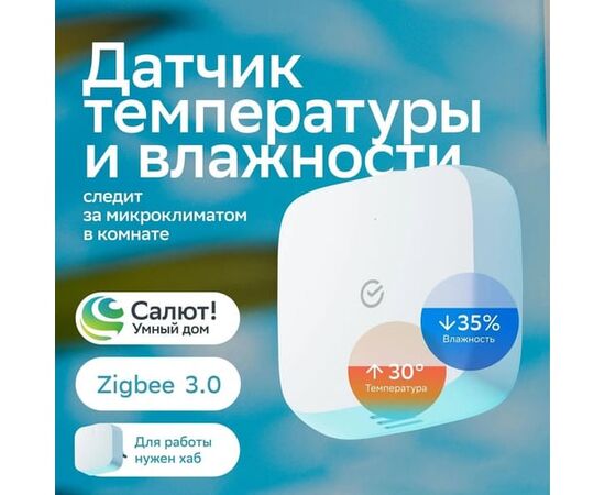  Умный датчик температуры без экрана SBER SBDV-00079 
