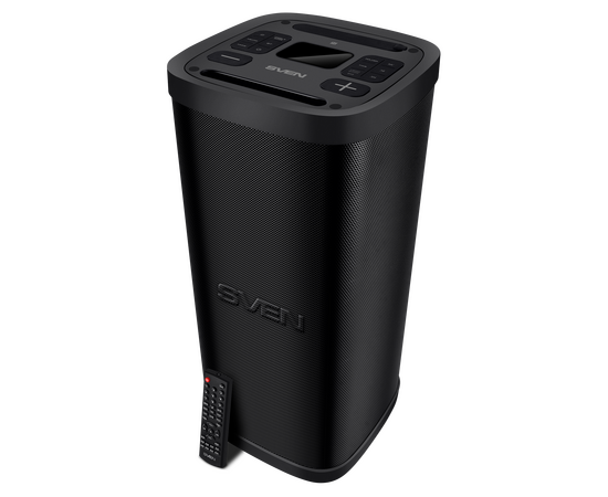  Портативная акустика SVEN PS-950, черный (160 Вт, TWS, Waterproof(IPx4), Bluetooth, FM, USB, microSD, LED-дисплей,8800мА*ч) 