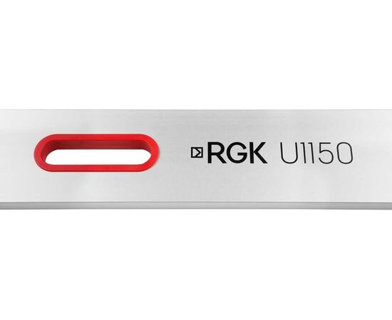  Уровень пузырьковый RGK U1150 (752060) 2глаз. магнит. серебристый/красный 