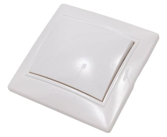  Выключатель SMARTBUY Венера SBE-01w-10-SW1-0-c скрытая установка, 1-клавишный 10А белый, керамика 1/10 