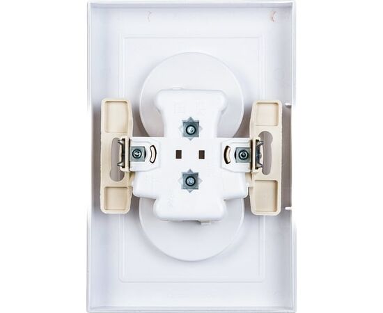  Розетка Systeme Electric Atlasdesign ATN000120 2-м С/У 16А IP20 без заземл. в сборе бел. 1/15/90 