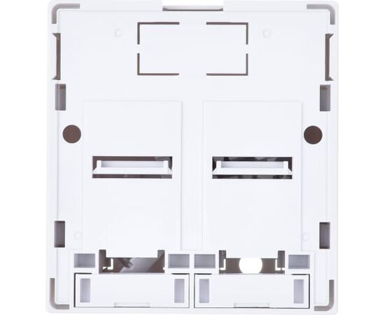  Розетка RJ-45+RJ-45 NIKOMAX NMC-WO2UD2-FT-ST-WT открытый монтаж категория 5e, белый 