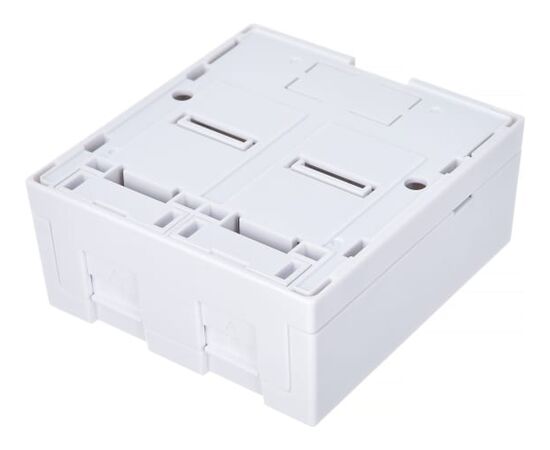  Розетка RJ-45+RJ-45 NIKOMAX NMC-WO2UD2-FT-ST-WT открытый монтаж категория 5e, белый 
