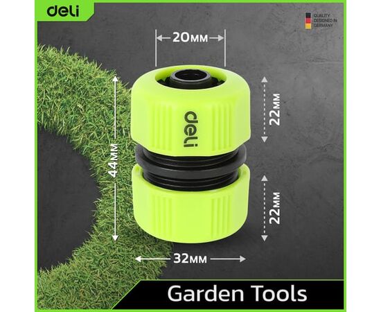  Муфта-соединитель Deli DL8794 для поливочных шлангов 1/2'' ударопрочный пластик 