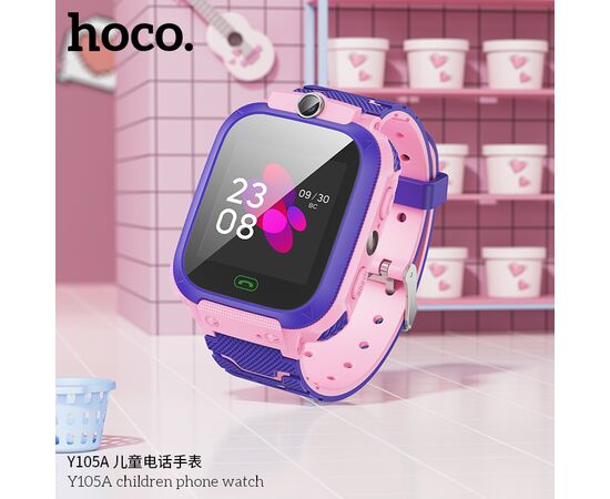  Детские смарт-часы HOCO Y105A (розовый) 