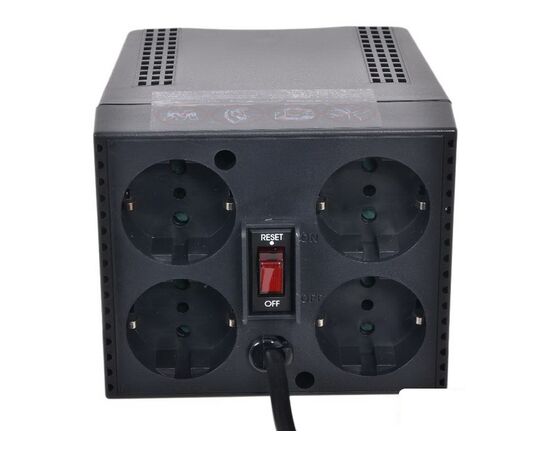  Стабилизатор Powercom TCA-2000-Black 808561 Tap-Change, 2000VA/1000W, чёрный 