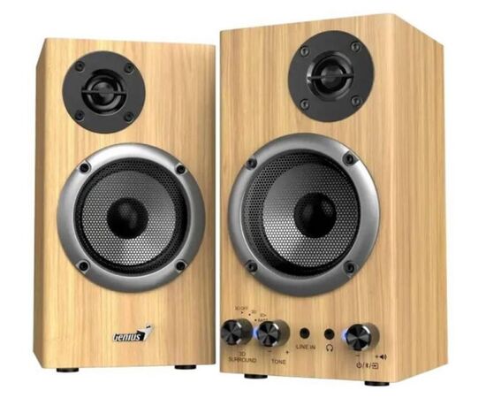  Компьютерные колонки Genius SP-HF520BT светлое дерево 